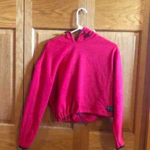 Red pink hoodie